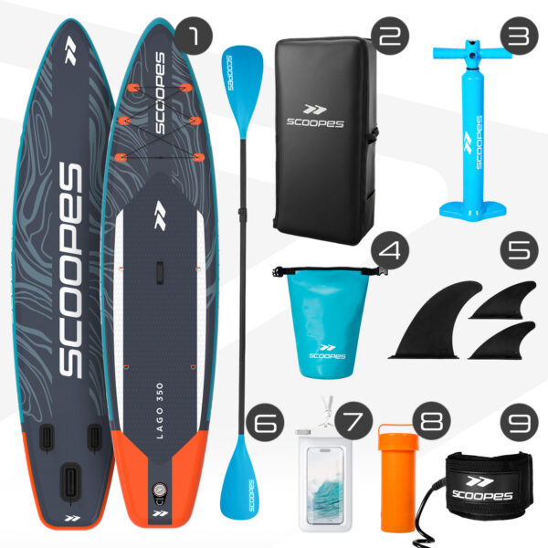 SUP laud ”Grey “+lisavarustus,350cm.ja kuni 180kg! Tasuta kulleriga koju!