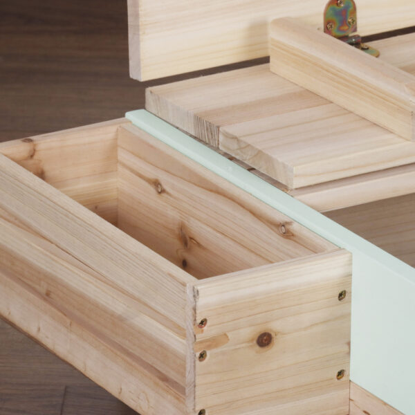 Puidust katusega liivakast lisadega 120x120cm.Tasuta kulleriga koju!