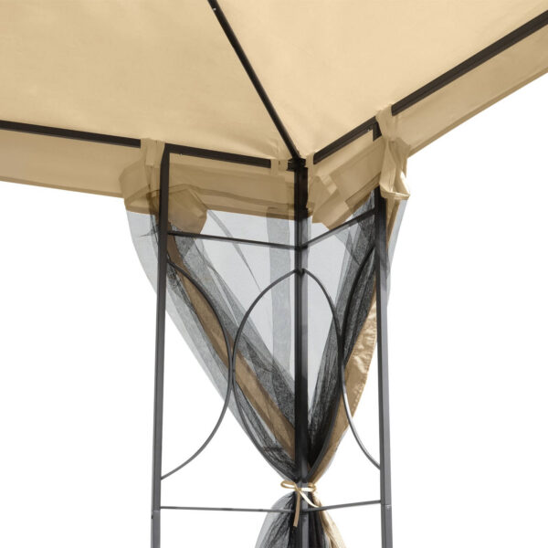 Aiapaviljon  Classic 300x300cm.Beez,hall ja pruun.Tasuta kulleriga koju!