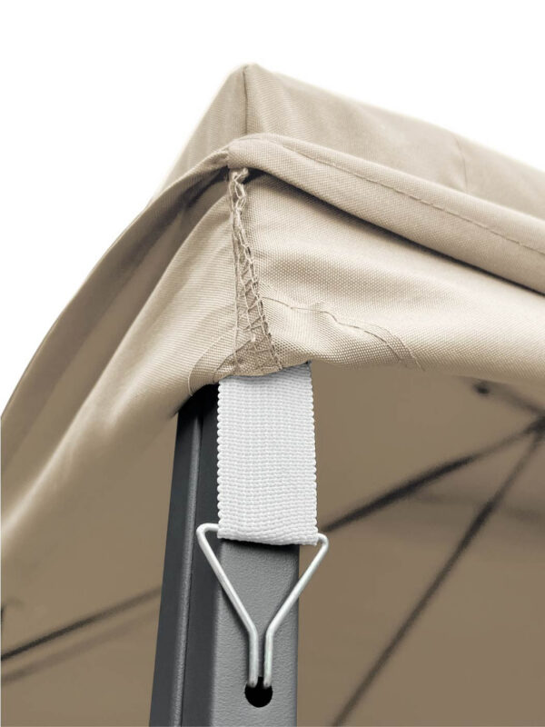 Aiapaviljon  Classic 300x300cm.Beez,hall ja pruun.Tasuta kulleriga koju!