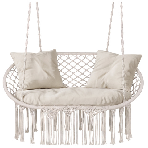 Kahekohaline võrktool/Ripptool +3 patja,300kg ,kreemjas.