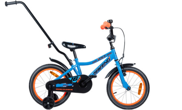 Jalgratas Saveno Volt 16",sinine oranziga .Tasuta kulleriga koju!