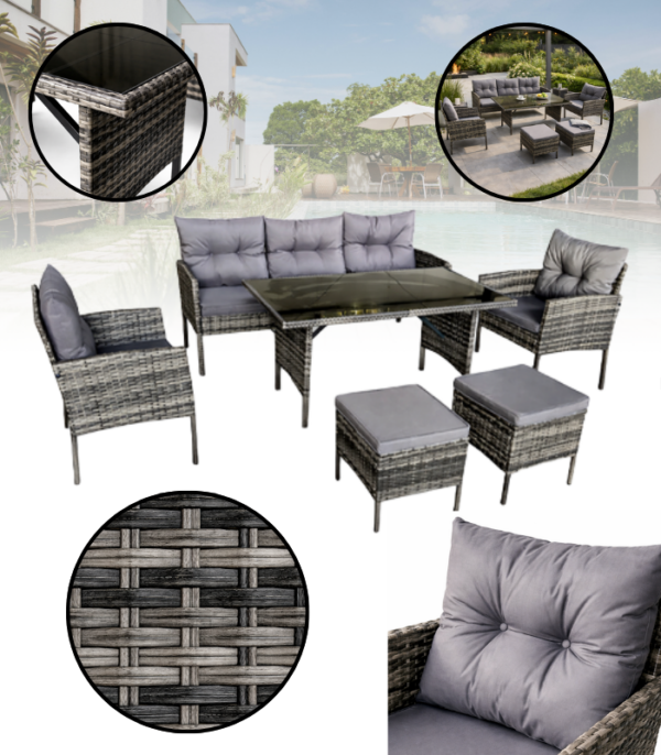 Aiamööbli komplekt Tumehall. Tasuta kulleriga koju!