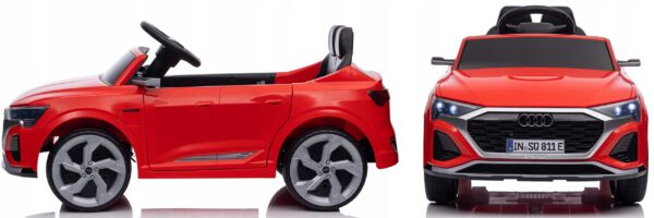 AUDI-SQ8-4x4-auto-na-akumulator-skora-pilot-miekkie-kola-eva-samochod-12V-HZB-088SQ8 (4) Elektriauto Audi "SQ 8",4x45W,lisadega,nahksisu,pehmed rattad.Valge,must,punane.Tasuta kulleriga koju!