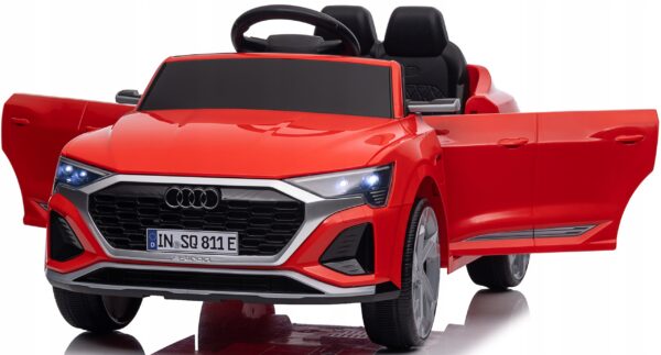 AUDI-SQ8-4x4-auto-na-akumulator-skora-pilot-miekkie-kola-eva-samochod-12V-HZB-088SQ8 (6) Elektriauto Audi "SQ 8",4x45W,lisadega,nahksisu,pehmed rattad.Valge,must,punane.Tasuta kulleriga koju!