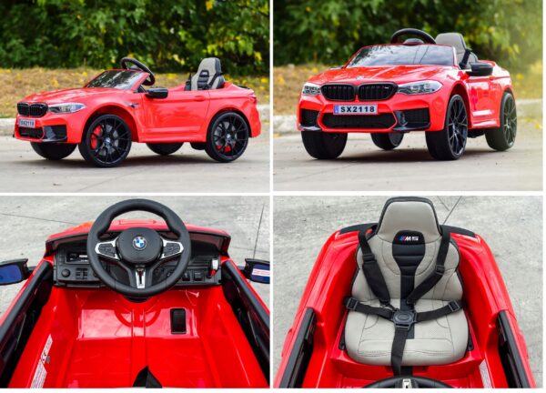 Elektriauto BMW M5 Competition,2x200W,24W,pehmed rattad,nahkiste,driftimisfunktsioon.Must,valge ja hall.Tasuta kulleriga koju!