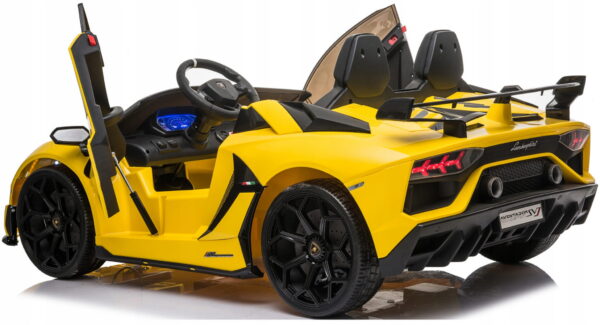 Lamborghini-SVJ-2-osobowy-na-akumulator-funkcja-drift-pilot-mp3-24V-400wat-SX2028 (4) Elektriline Lamborghini SVJ, 2-kohaline, 2x200W,trifimisfunktsiooniga,nahkpolster.Värvivalik!Tasuta kulleriga koju!