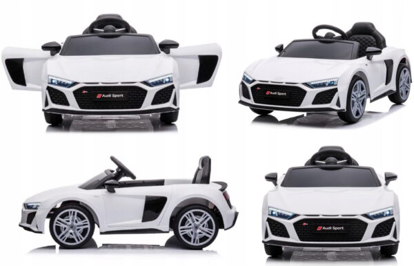 Elektriauto Audi "R 8"Spyder ,2x35W,lisadega,nahkiste,pehmed rattad.Valge,must,punane.Tasuta kulleriga koju!