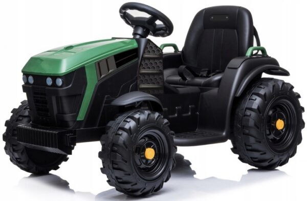 Elektriline traktor haagisega,2x45W,pehmed rattad, muusika,Led,pult.Roheline ja punane.Tasuta kulleriga koju!