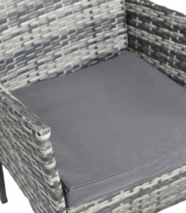 Aiamööbli komplekt 2 tooli, diivan, klaasiga laud ja padjad.Hall.Tasuta kulleriga koju!