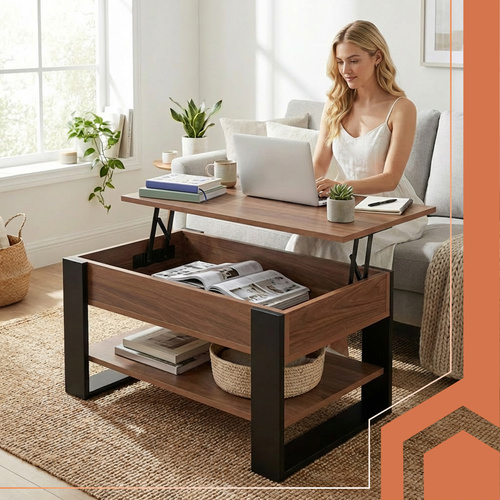 Laud 92x51x45cm.Tõstetav pealispind, 3-ühes reguleerimine, panipaik, riiul.