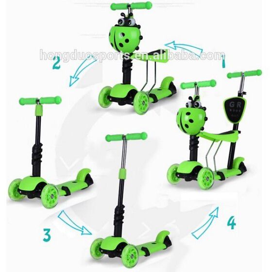 Kolmerattaline tõukeratas istmega 5 in 1.(roheline).SOODUSMÜÜK!