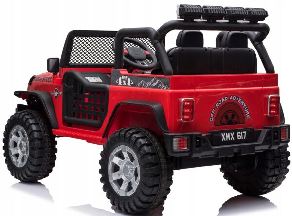 Laste elektriauto Safari,4x45W,pehmed rattad.Must ja punane.Tasuta kulleriga koju!