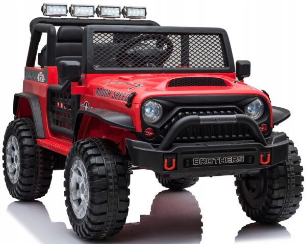 Laste elektriauto Safari,4x45W,pehmed rattad.Must ja punane.Tasuta kulleriga koju!