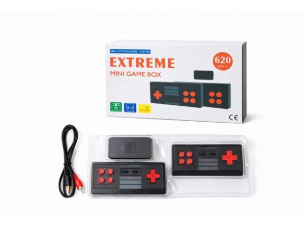Retro mängukonsool Extreme Mini,620 mängu,HDMi