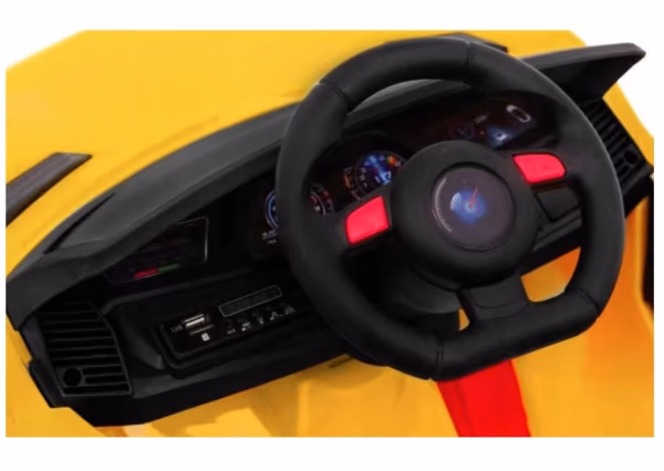 Laste elektriauto , MP3,4 käiku,kollane.Tasuta kulleriga koju!