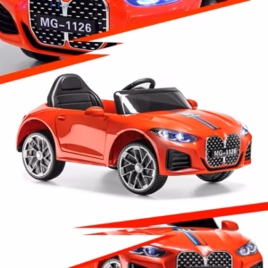 Laste elektriauto MG-1126, MP3,3x45W,valge,punane.Tasuta kulleriga koju!