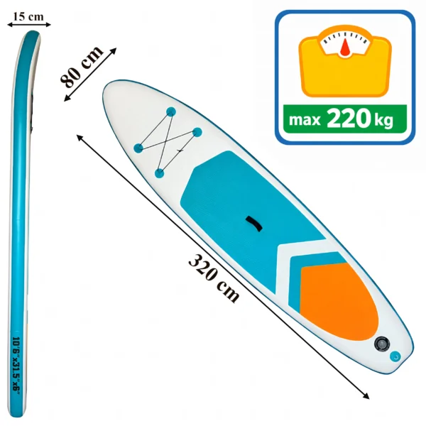 SUP laud +lisavarustus,320cm.ja kuni 220kg! Tasuta kulleriga koju!