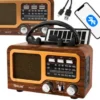 solar Raadio päikesepatareiga ,GOLON RX-977S ,USB,MP3, + aku.