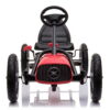 Suur gokart kuni 50 kg pedaalide, täispumbatavate ratastega  ja käsipiduriga.Must ja valge.Tasuta kulleriga koju!