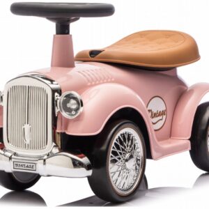 retro roosa Retrostiilis tõukeauto roosa,pehmed rattad.SOODUSMÜÜK!