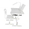 Children-s-school-desk-adjustable-chair-LED-lamp-USB-white-181608 Laste koolilaud, reguleeritav tool, LED-lamp, USB,Valge.