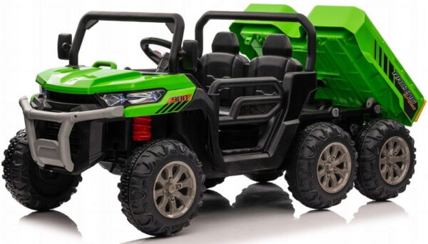 Dwuosobowy-farmer-truck-na-6-kolach-24v-4x4-300wat-XMX623B (2) Kahekohaline põllumehe veoauto 6 rattal 24v 4x4 puldiga EVA nahast 300w.Tasuta kulleriga koju!