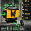 6aabd379825b29c12438a34a_POZIOMICA LASEROWA LASER KRZYŻOWY 16 LINI 360° ZIELONY LASER SAMOPOZIOMUJĄCA 9 16-realine ja 360-kraadine laserlood koos lisade ja statiiviga.Soodusmüük!