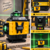 6aabd379a46ee5a9e3ff2d10_MINIATURKA 16-realine ja 360-kraadine laserlood koos lisade ja statiiviga.Soodusmüük!