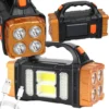 Multifunktsionaalne päikesepatareiga LED lamp.