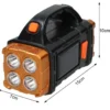 Multifunktsionaalne päikesepatareiga LED lamp.