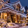 Jõulutuled,jääpurika​d 500led,20m.,külm valge,jätkatav,!