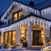 Jõulutuled,jääpurika​d 500led,20m.,külm valge,jätkatav,!
